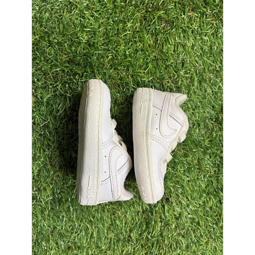 Nike Court Borough Low White Toddler Baby Sneakers Size 2C EUC